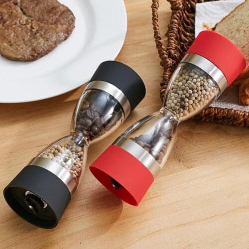 Manual Pepper Grinder Salt Spice Herbal Containers Mill Adjustable Coarseness Home Kitchen Cooking BBQ Tools Kitchen Gadgets