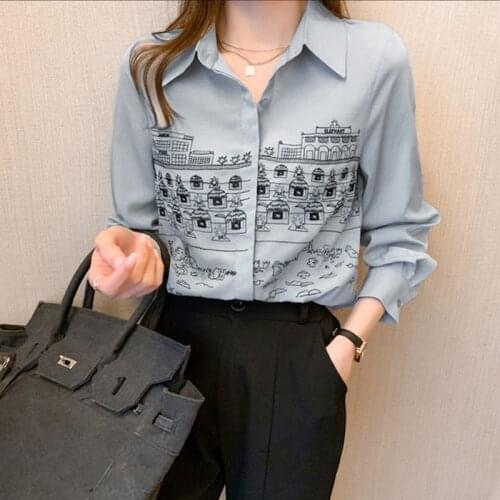 Lenneyi Women's Shirts With Embroidery