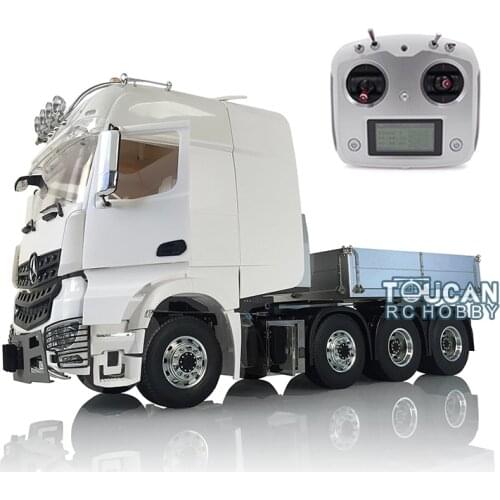 Metal 1/14 LESU RC Truck Hooper Chassis Hook Actros 3363 Hercules Cabin Tractor THZH0754