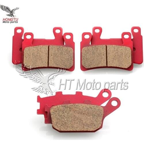 Motorcycle ceramics Front / Rear Brake Pads For Honda CB400 SF 2004-2005 CBR600 F1-F4i CBR600RR 03-04 CBR929 954 VTR1000 CB1300