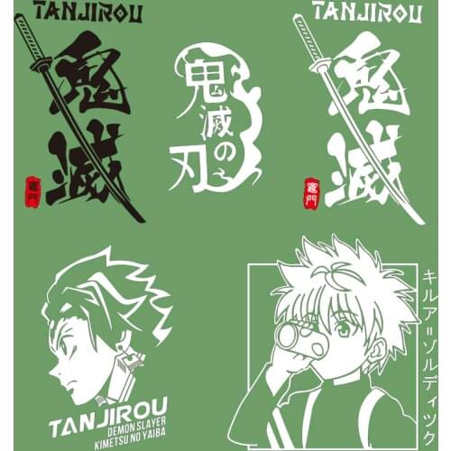 Cartoon Japan Warrior Anime Star Patch Handsome Boy Iron-on transfers for Clothing DIY Patches for Jackets Thermo Stickers