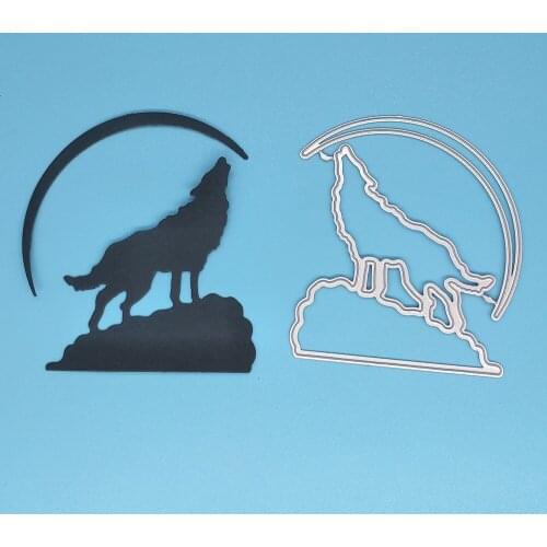 Wolf moon set metal cutting mold template mold for DIY scrapbook decoration embossing handmade craft paper card making