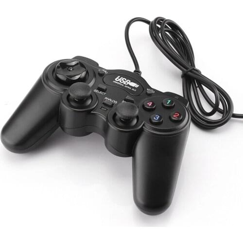 USB Wired Gamepad Joystick USB 2.0 Shock Joypad Gamepads Game Controller Joystick for PC Laptop Computer