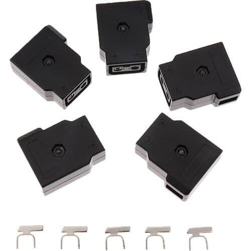 5pcs D-Tap Connector Female Plug for Anton PowerTap Batteries Power Supplies