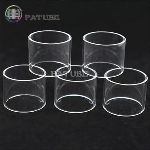 FATUBE 5pcs GLASS CUPS for CP 3 2 V1.2 / CP TF / Manta MTL 2.0 RTA / Manta Subohm Tank GLASS TUBE