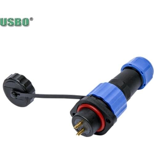 Waterproof IP68 SD13 SP13 1P 2P 3P 4P 5P 6P 7P Srew Nut Male Female Flange Aviation Plug Connector Electrical Air Plug Socket