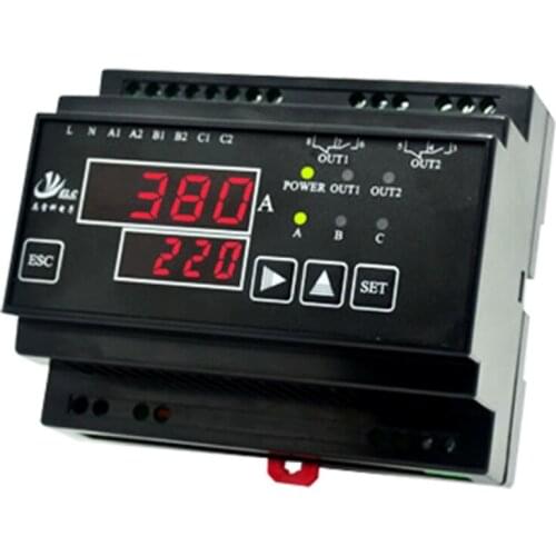 Motor Protector MP-3AC, over-Current Overload and Phase Blocking, RS485/Modbus Communication