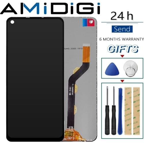 6.55" For Tecno Camon 12 Air CC6 LCD Display Touch Screen Digitizer Assembly For Tecno Camon12 Air LCD Replacement Parts+Tools