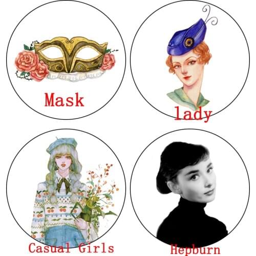 1 pcs Alideco Washi Masking Tapes Masks Hepburn Lady New Year Adhesive Tapes DIY Paper Scrapbooking Stickers