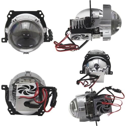 2 PCS RHD LHD 2.5 Inch Bi LED Projector Car Lens lenticulars Headlights for angel eyes e34 bmw e39 e 46 e60 led, for Golf 4 r32