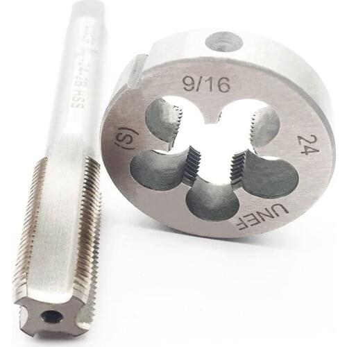 9/16-24" UNEF HSS right hand Machine Tap And Die Set