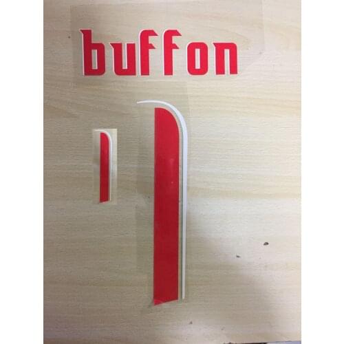 2006 Italy #1 Buffon Nameset Can Customize Any Name Number Printing