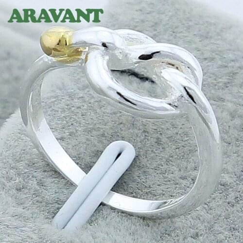925 Jewelry Silver Plated Ring For Women Party Fashion Finger Rings