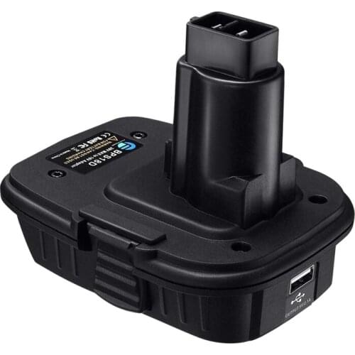 AAAE Top-Bps18D Usb Battery Converter Adapter For Black Decker Porter Cable Stanley 20V Max Lithium Battery For Dewalt 18V Nicad