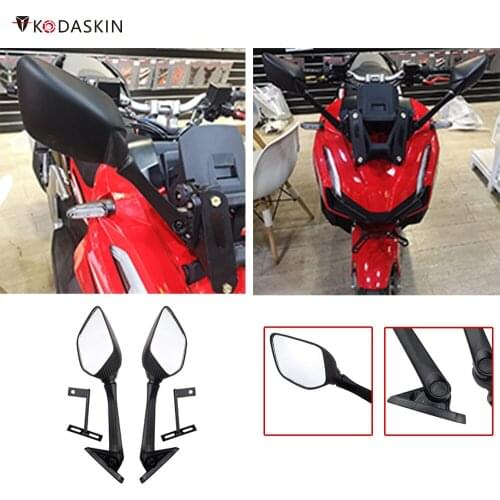 Kodaskin Aluminum Motorcycle Handlebar Rear View Side Mirror Rearview Mirrors Modification Accessories For ADV 150 adv150