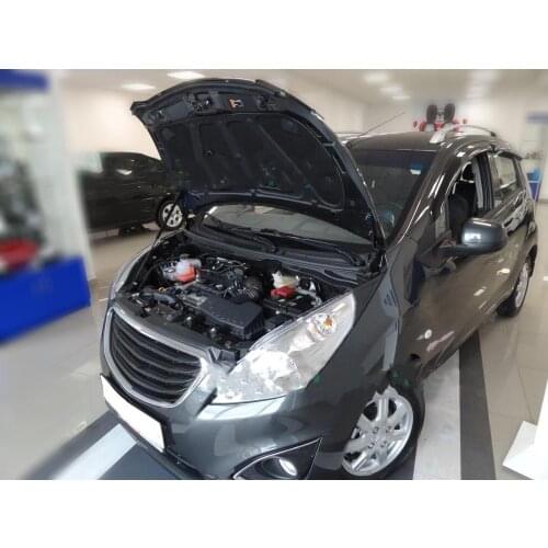 For Chevrolet Spark M300 Beat Essentia R2 2009-present Front Hood Bonnet Modify Gas Struts Shock Damper Lift Supports Absorber