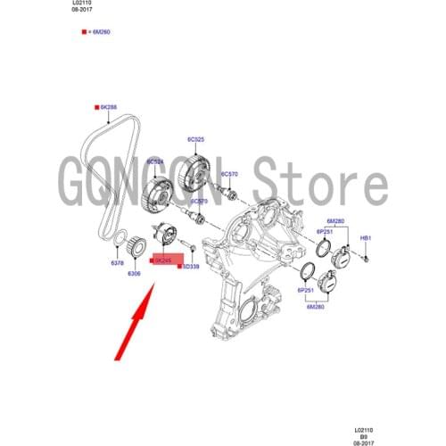 CAR Timing Tensioner For dMo nd eoE cos po rtF ies taF oc usT ran sit Fus ion Belt tension buffer Belt transition wheel