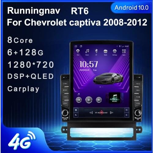 9.7" Android 10.1 For Chevrolet captiva 2008-2012 Tesla Type Car Radio Multimedia Video Player Navigation GPS RDS