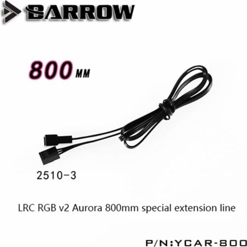 BarrowLRC2.0 Aurora RGB lighting components dedicated extension cable 800MM YCAR-800