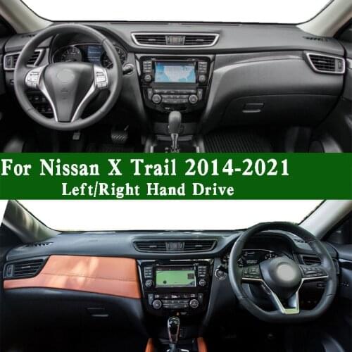 Fits Nissan X-Trail 20X HYBRID T32 NT32 HT32 HNT32 2014-2021 Dashmat Dashboard Cover Pad Dash Mat Carpet Car Ornaments Suede