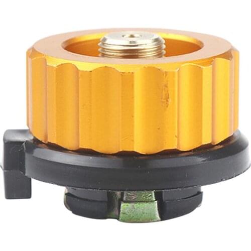 Hot Sale Gas Stove Adaptor Delicate Texture Outdoor Camping Split Type Furnace Converter Auto-off Gas Cartridge Tank Adapter
