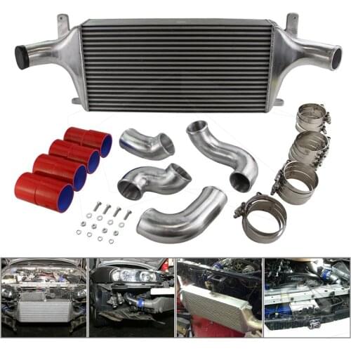 COMPLETE FRONT MOUNT INTERCOOLER KIT Fits For N*ISANN S*KYLINE R33 R34 GTR RB26DETT
