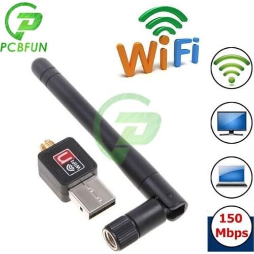 Mini 150Mbps USB WiFi Wireless Adapter Dongle LAN Card 802.11n/g/b 2dBi Antenna for HD TV/Player DSSS OFDM Transmitting Receiver