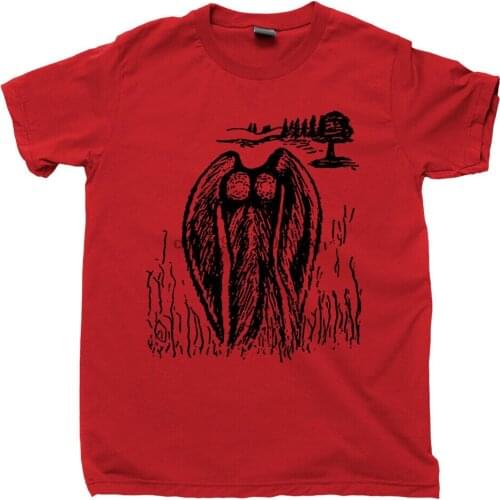 Mothman T Shirt Appalachia West Virginia Folklore Supernatural Paranormal Tee