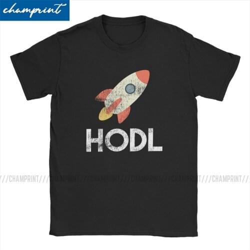Mens T-Shirt Funny Cryptocurrency Hodl Cotton Tee Shirt Bitcoin Crypto Ethereum Dogecoin Btc Blockchain T Shirt Gift Idea Tops