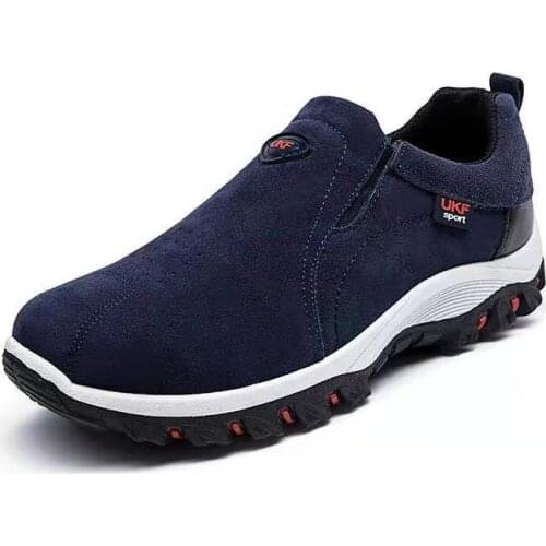 Mens Walking Shoes Slip-On Comfortable Anti-slip Sneakers Footwear Breathable Big Size 39-48
