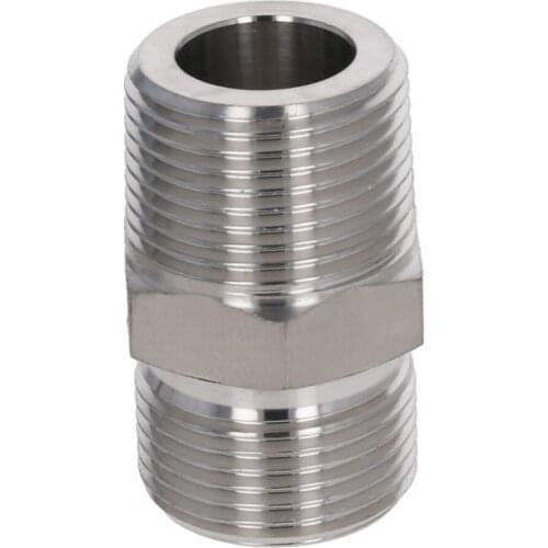 MroMax Male Threaded Joint 304 Passivation Diameter 13.16/16.66/20.96/26.44mm Suitable for Pipe Type 2/3/4/6 points 1/2/3/4pcs