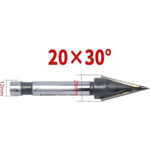 Sharp end carbide alloy tungsten steel endmill straight shank 12mm Chamfer drill for CNC machine lathe mill