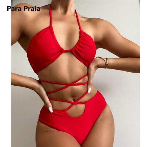 Para Praia Red Swimwear