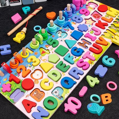 Early education children toys jigsaw puzzle for 1-2-3-6years old figure building block perceive intelligence development toys