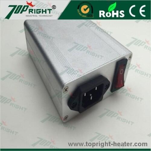 Sliver electric d-nail dab single control box with cable length