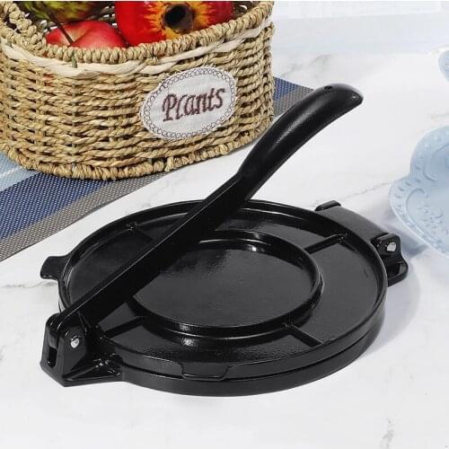 Foldable Tortilla Press Maker Aluminum Kitchen Flour Corn Baking Tool DIY Pie Tools Pita Press Maker Accessories 8 Inch
