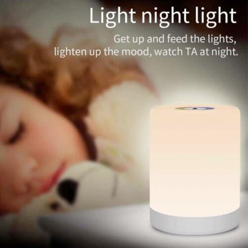 Smart LED Touch Night Light Rechargeable Induction Dimmer Lamp Portable Creative Desk Light Xmas Gifts Camping Lamp Tent Lamp