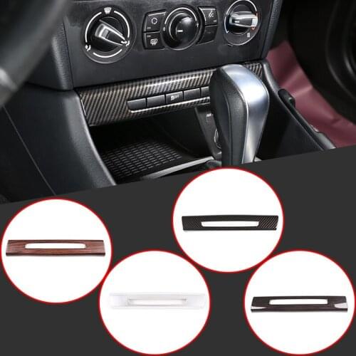 Carbon Fiber Driving Assistance Central Control Switch Frame Trim For BMW E84 2013 2014 2015 Car Accessories