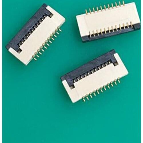 High Quality FPC Connector LCD Screen Cable Outlet/Socket 0.3 Pitch 25-pin Double Row Pin Wrong Foot Clamshell