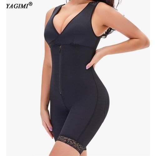 YAGIMI Tummy Control Push Up Shapewear Fajas Full Body Shaper Modeling Belt Waist Trainer Butt Lifter Thigh Reducer Panties