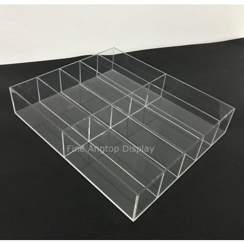 Handmade Acrylic 10 Section Drawer Jewelry Organizer Tray