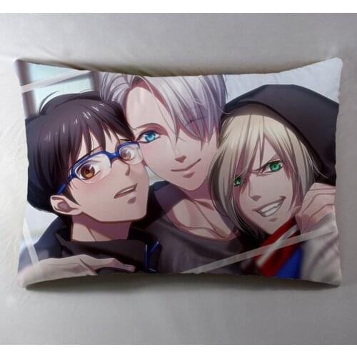 Anime Manga YURI!!! on ICE 40*60cm Pillow Case Cover Seat Bedding Cushion 006