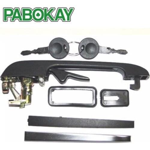 Car Front Rear Left Right Outer Door Handle with Keys for VW Golf Jetta MK1/MK2 DERBY POLO 191837205A 191837205