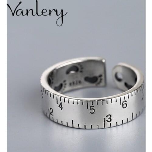 Bohemian Charm Boho Ruler Rings For Women Lover Wedding Bridal Valentines Gifts Men Open Retro Antique Rings