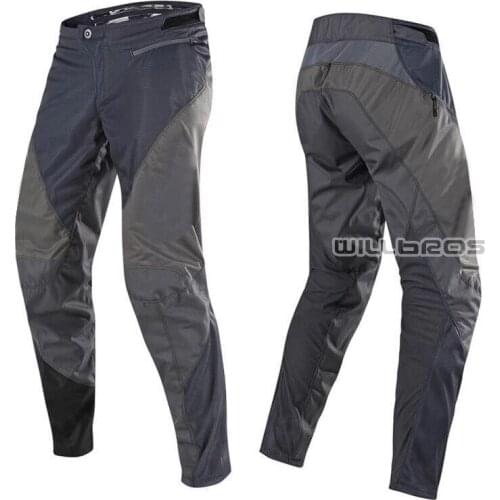 Free Shipping Motocross Pants MTB Bike Cycling Offroad Mountain Bicycle Riding Sprint Race Grey Trousers Mens