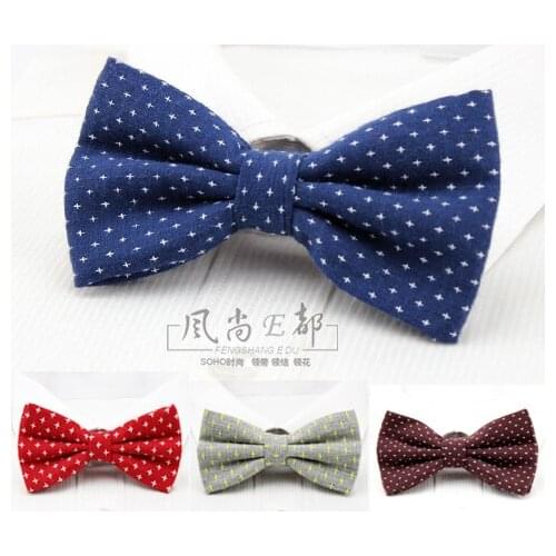 COTTON Star Bow Ties Mens Cotton Bowties Tuxedo General Party Butterfly Jacquard Bowtie 9 colors, 200pcs