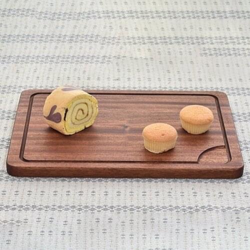 Quality Cutting Board with Juice Groove - Best Kitchen Steak Chopping Board, Multipurpose Thick Sapele Wood Food Tray