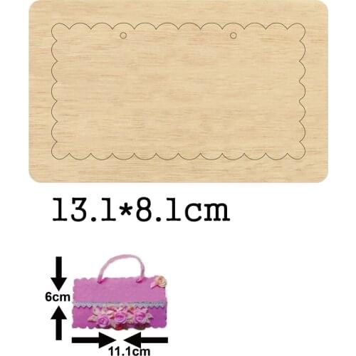 Fashion Handbag DIY Cutting Mold Wood Die For Leather Cloth Craft Wooden Dies Fit Common Die Cutting Machines on the Market 2020