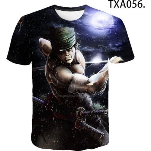 New Summer One Piece 3D T shirt Men Women Children Fashion Streetwear Boy Girl Kids Printed T-shirt Anime Cool Tops Tee