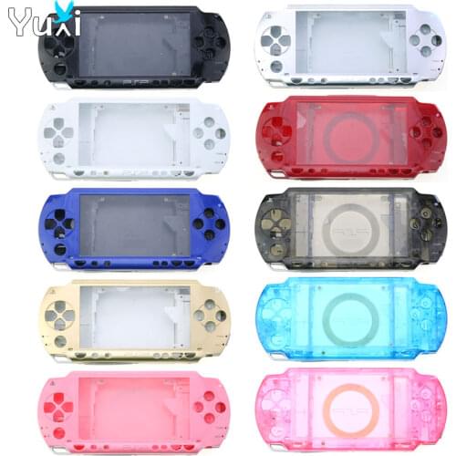 YuXi Full Housing Shell Cover Case With Button Screws Kit Replacement Parts For PSP 1000 PSP1000 Console